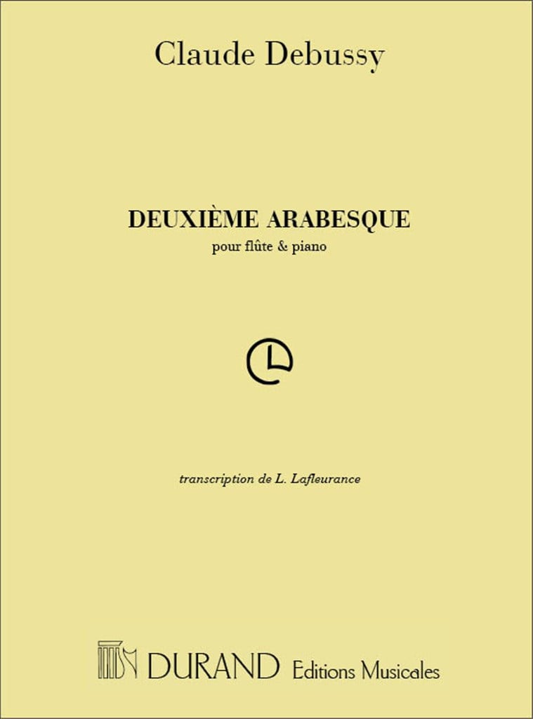 Deuxieme Arabesque Pour Flute Et Piano